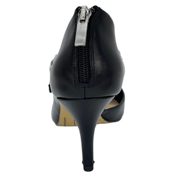 NWT Bella Vita Dawson Nordstrom Black Leather Ankle Strap High Heels Pumps 5.5 - Picture 6 of 8